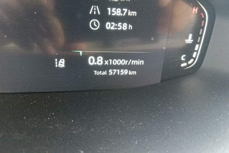 Used CHANGAN CS55PLUS 2022 2nd Generation 1.5T DCT Navigation Edition Odometer Close Up