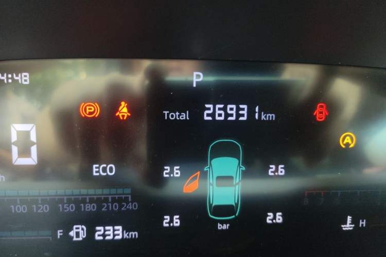 Used CHANGAN CS55PLUS 2022 2nd Generation 1.5T DCT Luxury Version Odometer Close Up