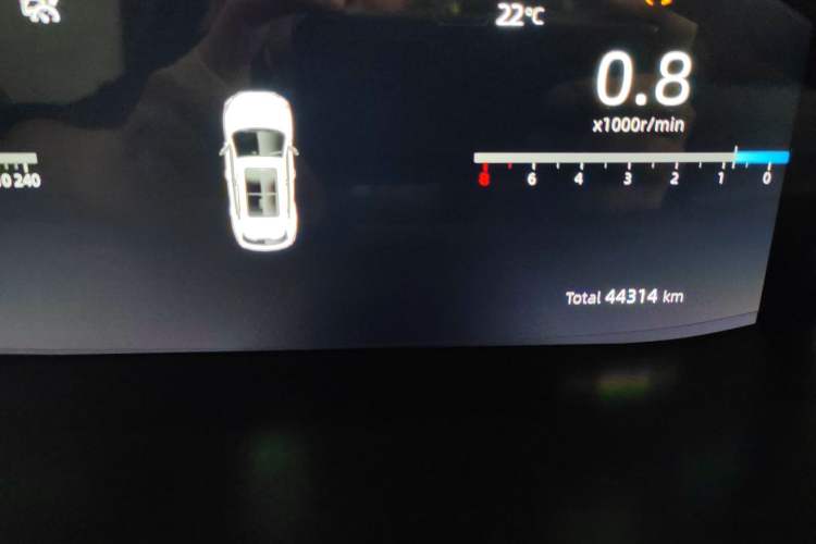 Used CHANGAN CS55PLUS 2022 2nd Generation 1.5T DCT Prestige Version Odometer Close Up