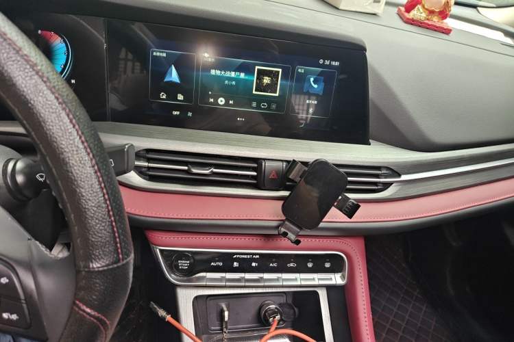 Used CHANGAN CS55PLUS 2022 Blue Whale Edition 1.5T DCT Luxury Model Audio And AC Panel