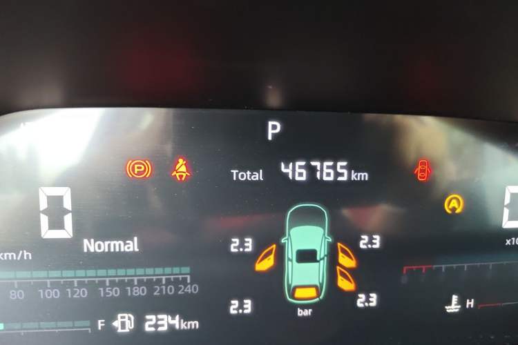 Used CHANGAN CS55PLUS 2022 2nd Generation 1.5T DCT Luxury Version Odometer Close Up
