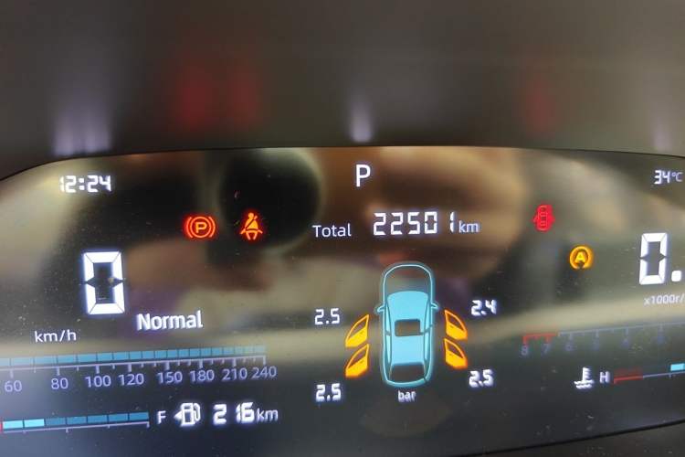 Used CHANGAN CS55PLUS 2022 2nd Generation 1.5T DCT Luxury Version Odometer Close Up