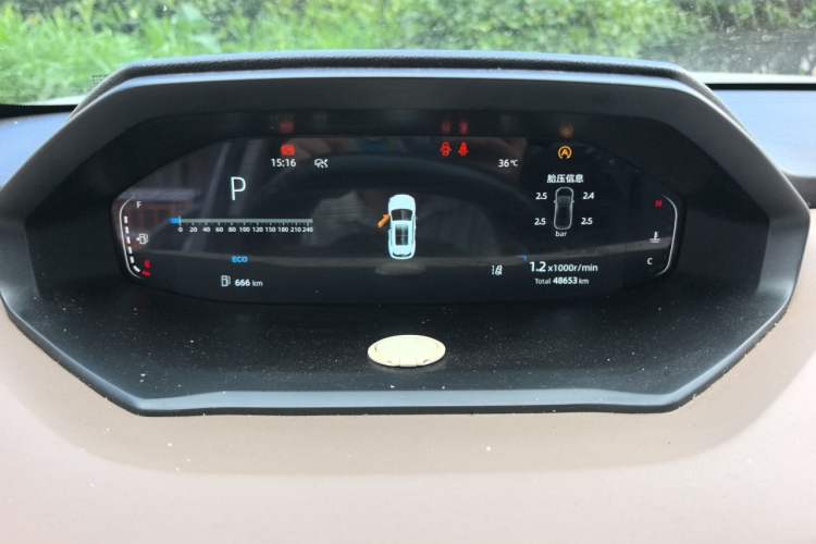 Used CHANGAN CS55PLUS 2022 2nd Generation 1.5T DCT Navigation Edition Odometer Close Up