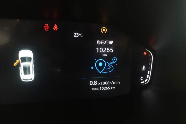 Used CHANGAN CS55PLUS 2022 2nd Generation 1.5T DCT Luxury Version Odometer Close Up