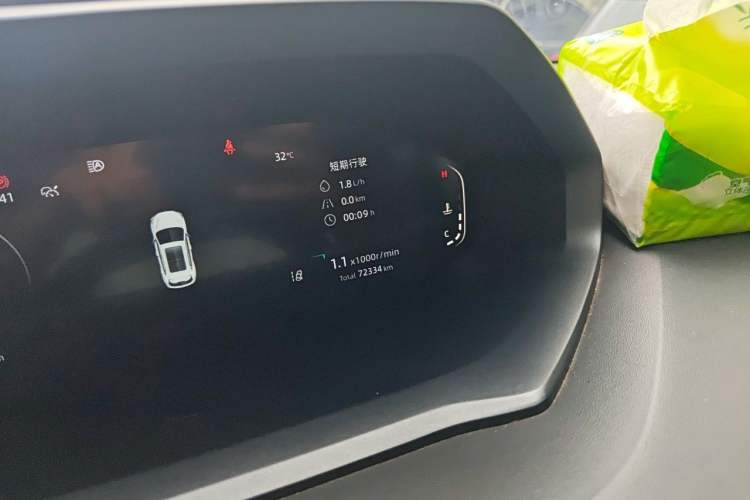 Used CHANGAN CS55PLUS 2022 2nd Generation 1.5T DCT Navigation Edition Odometer Close Up
