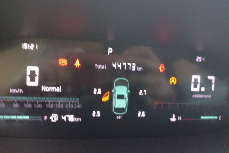 Used CHANGAN CS55PLUS 2022 2nd Generation 1.5T DCT Luxury Version Odometer Close Up