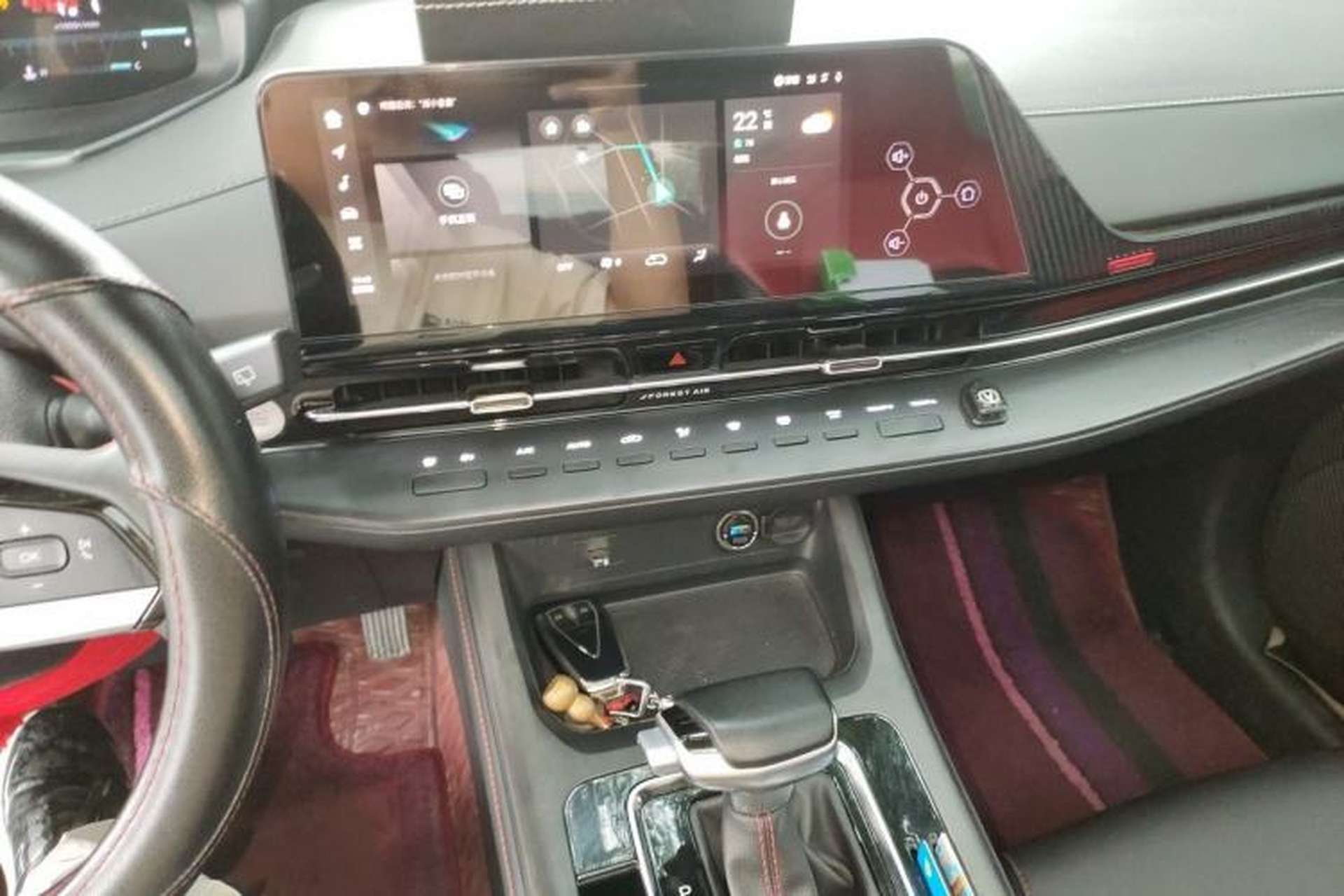 Used CHANGAN CS55PLUS 2022 2nd Generation 1.5T DCT Luxury Version Audio And AC Panel