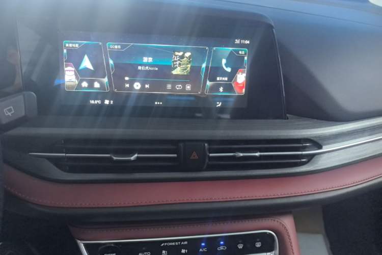 Used CHANGAN CS55PLUS 2022 Blue Whale Edition 1.5T DCT Luxury Model Audio And AC Panel
