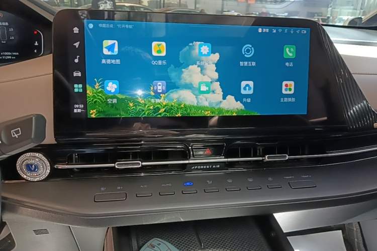 Used CHANGAN CS55PLUS 2022 2nd Generation 1.5T DCT Prestige Version Audio And AC Panel