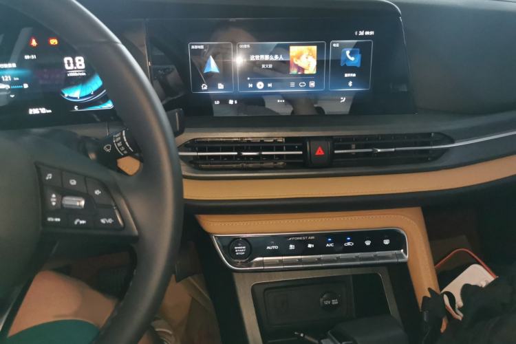 Used CHANGAN CS55PLUS 2022 Blue Whale Edition 1.5T DCT Luxury Model Audio And AC Panel