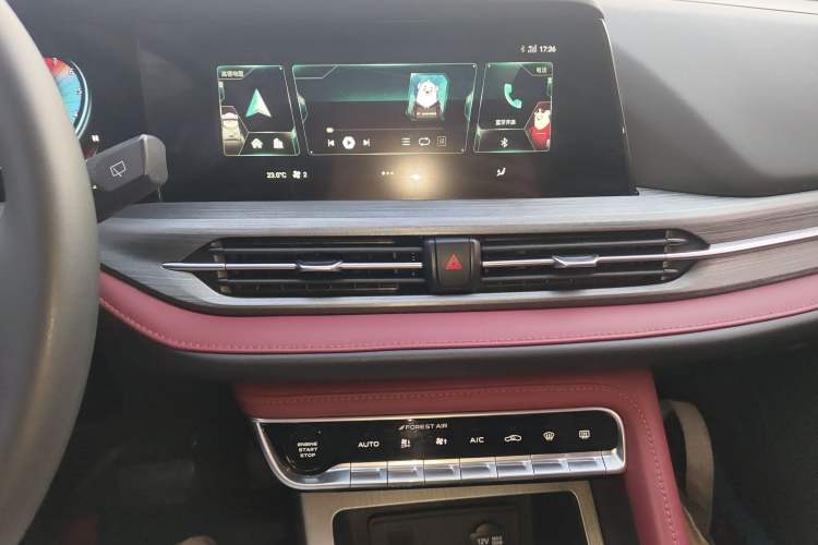 Used CHANGAN CS55PLUS 2022 Blue Whale Edition 1.5T DCT Luxury Model Audio And AC Panel