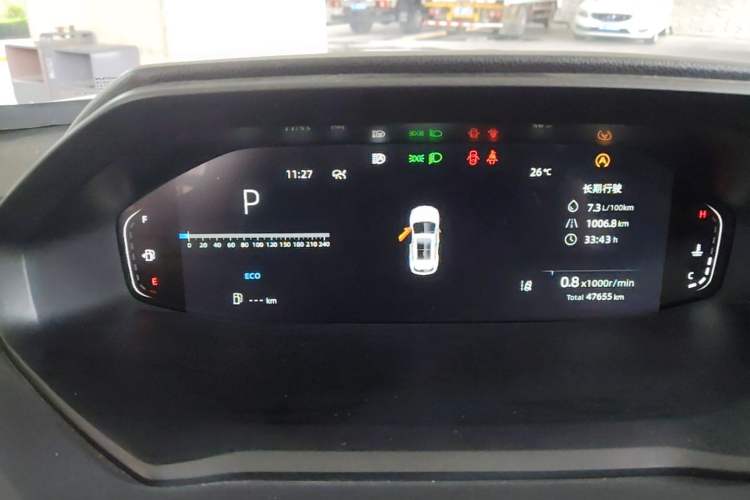 Used CHANGAN CS55PLUS 2022 2nd Generation 1.5T DCT Navigation Edition Instrument Cluster