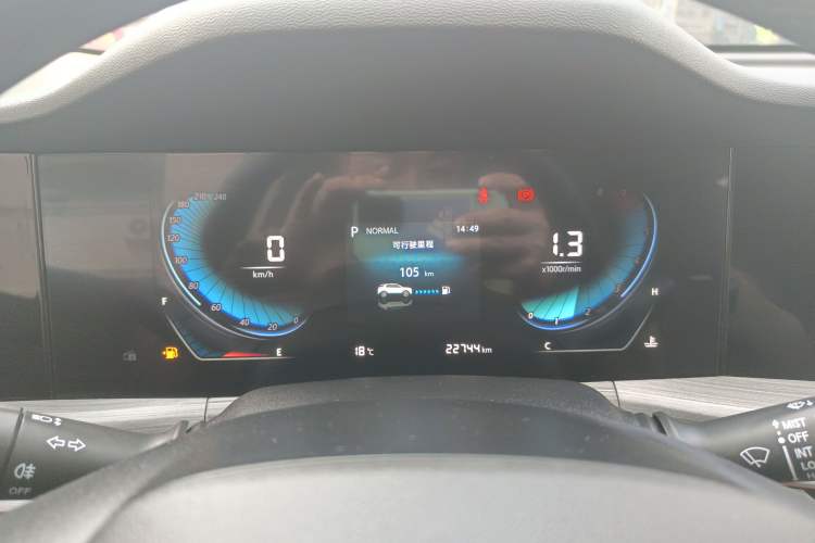 Used CHANGAN CS55PLUS 2022 Blue Whale Edition 1.5T DCT Luxury Model Instrument Cluster