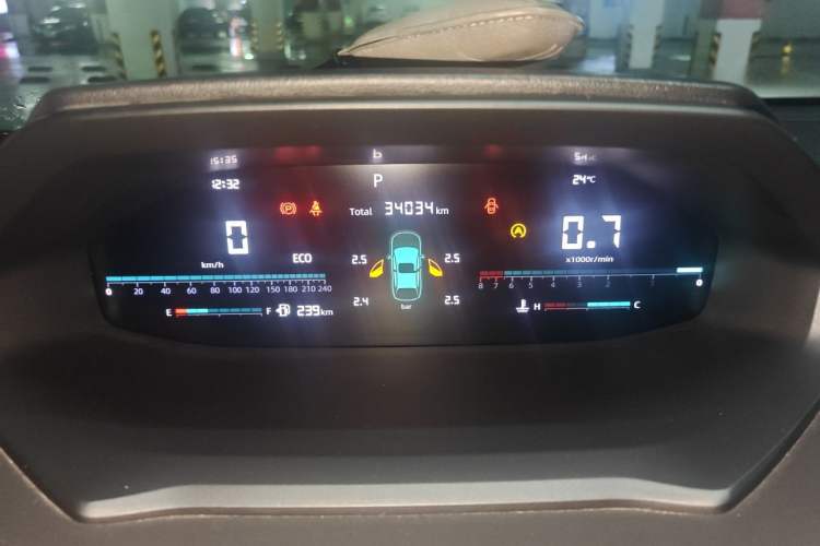 Used CHANGAN CS55PLUS 2022 2nd Generation 1.5T DCT Luxury Version Instrument Cluster