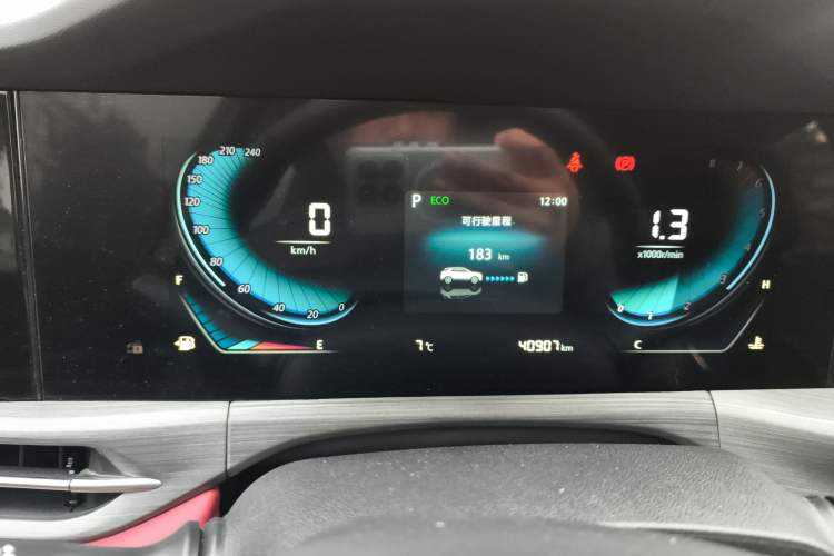 Used CHANGAN CS55PLUS 2022 Blue Whale Edition 1.5T DCT Luxury Model Instrument Cluster