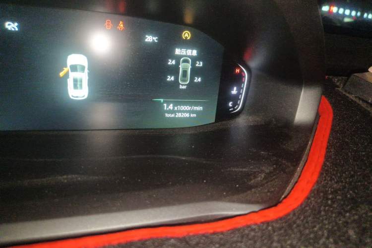 Used CHANGAN CS55PLUS 2022 2nd Generation 1.5T DCT Prestige Version Odometer Close Up