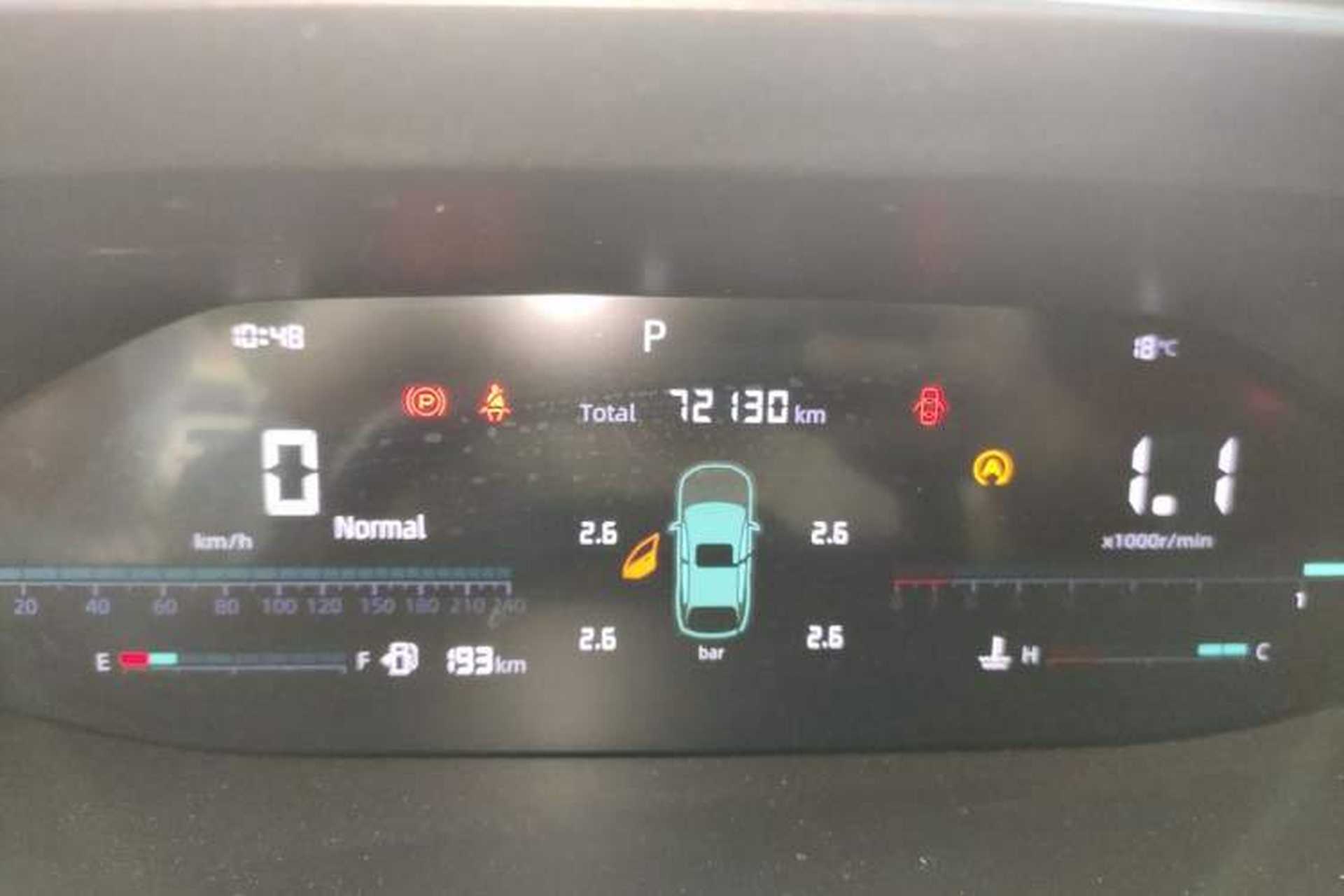 Used CHANGAN CS55PLUS 2022 2nd Generation 1.5T DCT Luxury Version Odometer Close Up