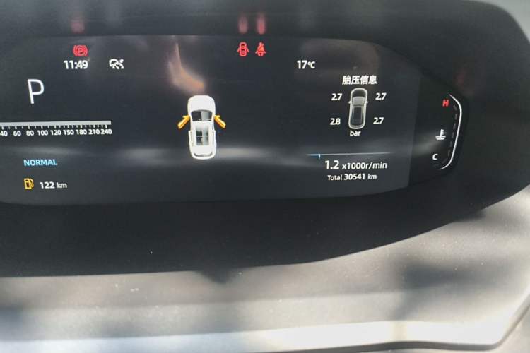 Used CHANGAN CS55PLUS 2022 2nd Generation 1.5T DCT Luxury Version Odometer Close Up
