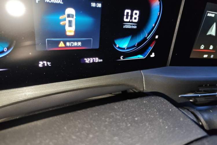 Used CHANGAN CS55PLUS 2022 Blue Whale Edition 1.5T DCT Luxury Model Odometer Close Up