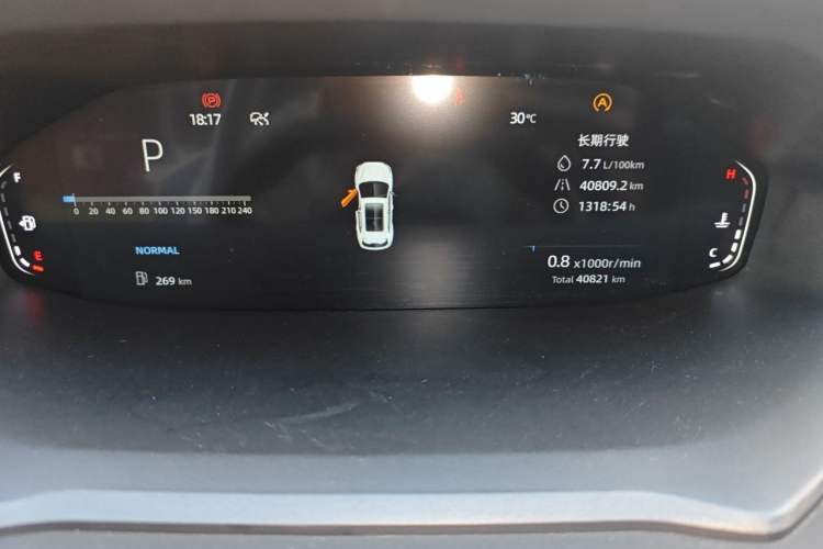 Used CHANGAN CS55PLUS 2022 2nd Generation 1.5T DCT Prestige Version Odometer Close Up