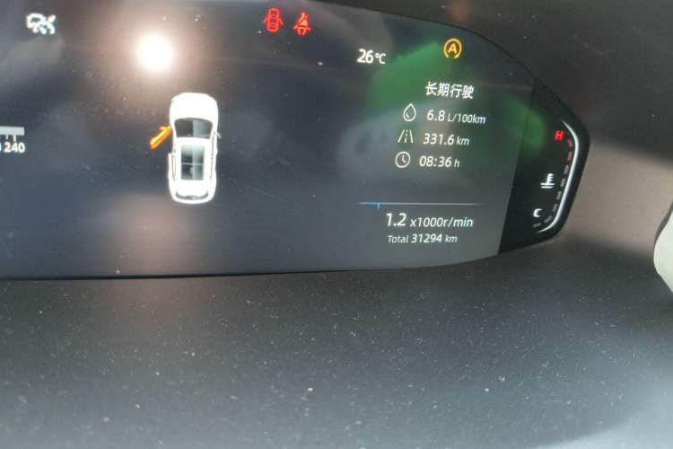 Used CHANGAN CS55PLUS 2022 2nd Generation 1.5T DCT Prestige Version Odometer Close Up