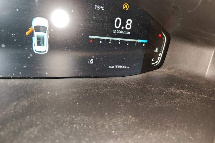 Used CHANGAN CS55PLUS 2022 2nd Generation 1.5T DCT Navigation Edition Odometer Close Up