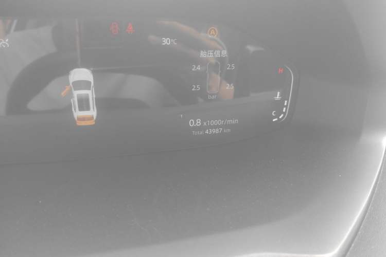 Used CHANGAN CS55PLUS 2022 2nd Generation 1.5T DCT Luxury Version Odometer Close Up