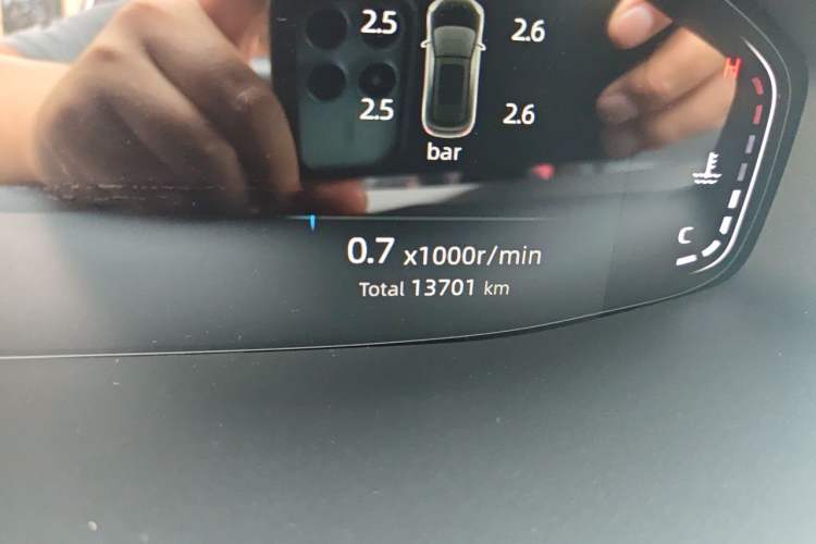Used CHANGAN CS55PLUS 2022 2nd Generation 1.5T DCT Prestige Version Odometer Close Up
