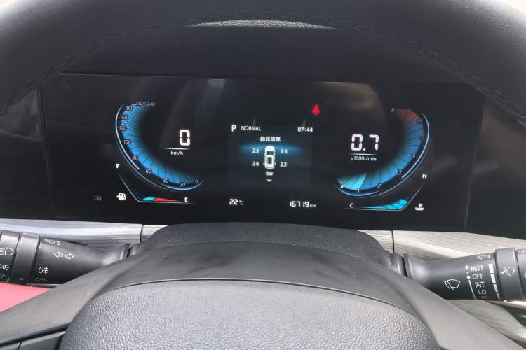 Used CHANGAN CS55PLUS 2022 Blue Whale Edition 1.5T DCT Luxury Model Odometer Close Up