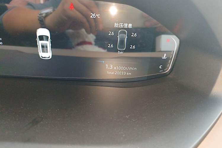 Used CHANGAN CS55PLUS 2022 2nd Generation 1.5T DCT Luxury Version Odometer Close Up