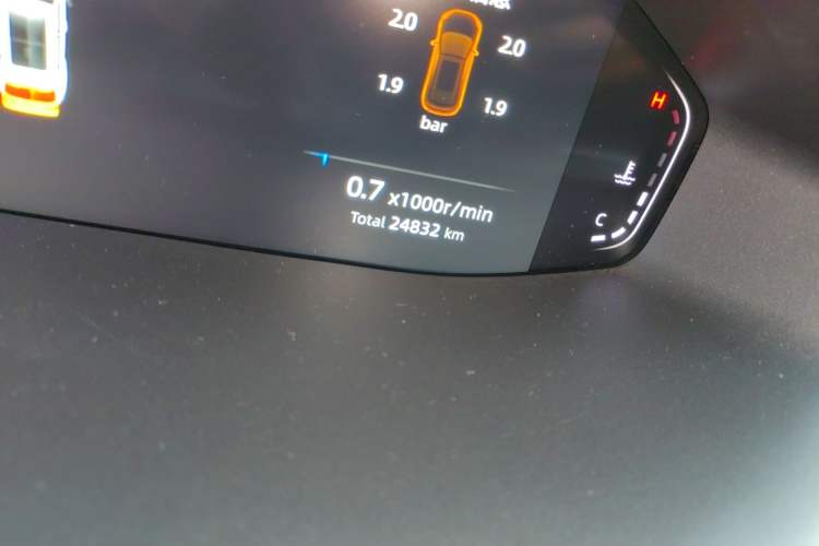 Used CHANGAN CS55PLUS 2022 2nd Generation 1.5T DCT Luxury Version Odometer Close Up
