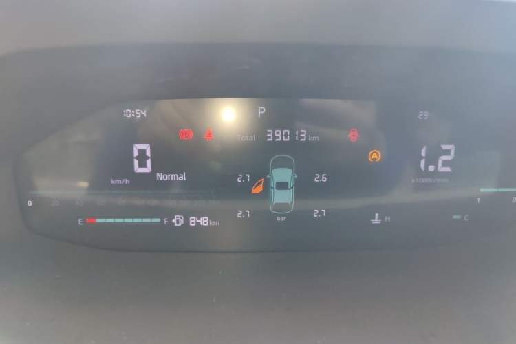 Used CHANGAN CS55PLUS 2023 2nd Generation 1.5T DCT Light-Year Edition Odometer Close Up