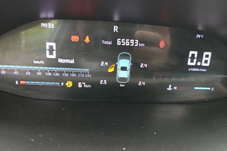Used CHANGAN CS55PLUS 2023 2nd Generation 1.5T DCT Light-Year Edition Instrument Cluster