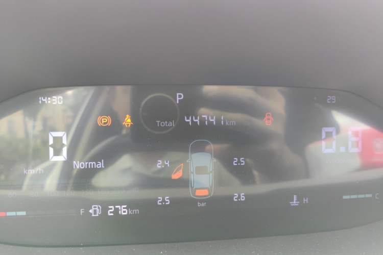 Used CHANGAN CS55PLUS 2023 2nd Generation 1.5T DCT Light-Year Edition Odometer Close Up