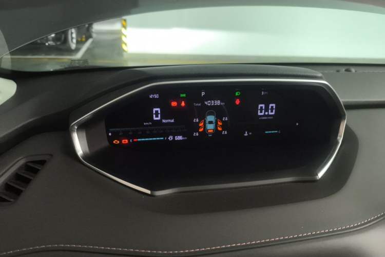 Used CHANGAN CS55PLUS 2024 3rd Generation 1.5T DCT Excellence Model Odometer Close Up