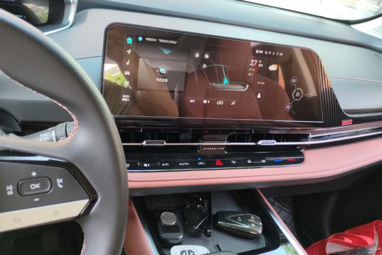 Used CHANGAN CS55PLUS 2024 3rd Generation 1.5T DCT Excellence Model Audio And AC Panel