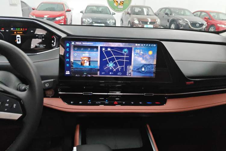 Used CHANGAN CS55PLUS 2024 3rd Generation 1.5T DCT Prestige Model Audio And AC Panel