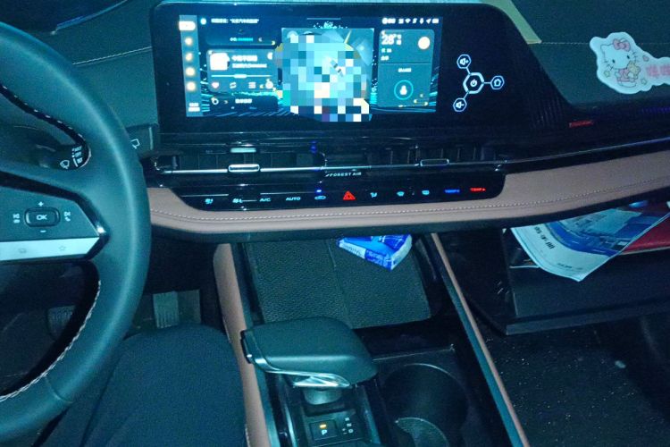 Used CHANGAN CS55PLUS 2024 3rd Generation 1.5T DCT Excellence Model Audio And AC Panel