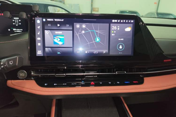 Used CHANGAN CS55PLUS 2024 3rd Generation 1.5T DCT Prestige Model Audio And AC Panel