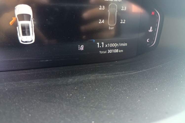 Used CHANGAN CS55PLUS 2024 3rd Generation 1.5T DCT Prestige Model Odometer Close Up