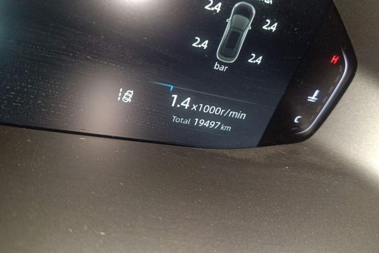 Used CHANGAN CS55PLUS 2024 3rd Generation 1.5T DCT Prestige Model Odometer Close Up