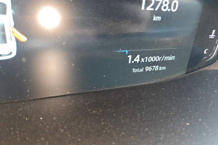 Used CHANGAN CS55PLUS 2024 3rd Generation 1.5T DCT Prestige Model Odometer Close Up