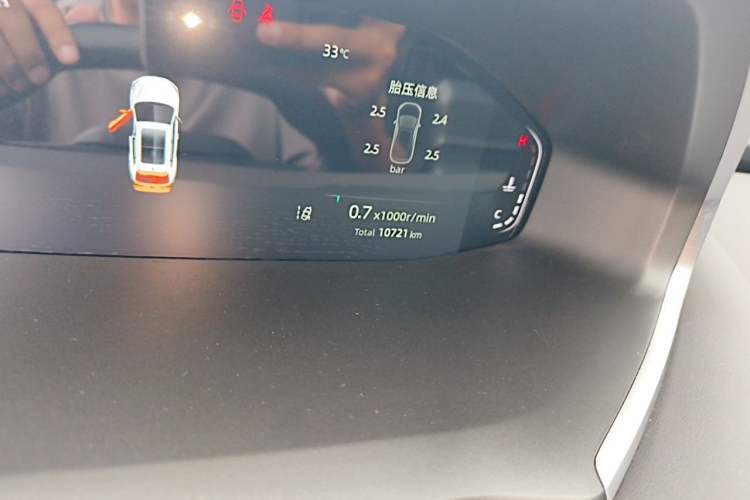 Used CHANGAN CS55PLUS 2024 3rd Generation 1.5T DCT Prestige Model Odometer Close Up