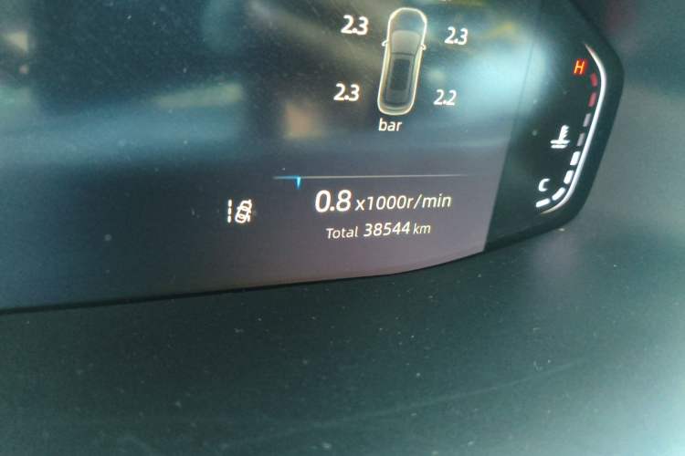 Used CHANGAN CS55PLUS 2024 3rd Generation 1.5T DCT Prestige Model Odometer Close Up
