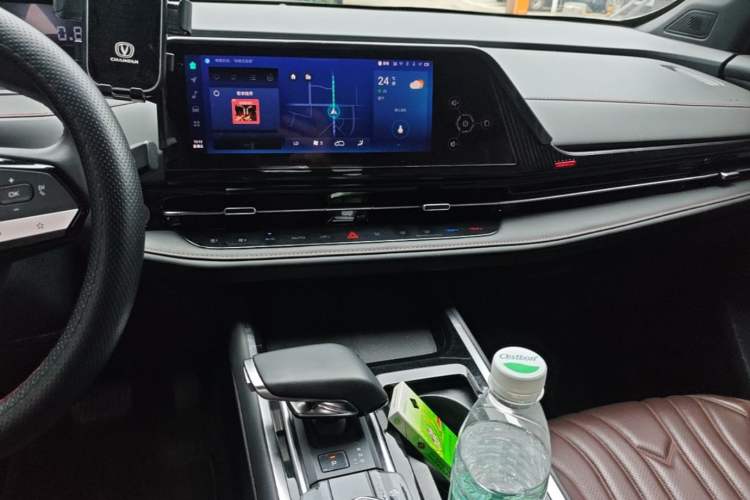 Used CHANGAN CS55PLUS 2024 3rd Generation 1.5T DCT Excellence Model Audio And AC Panel