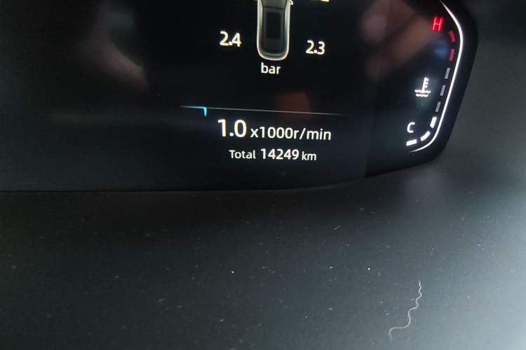 Used CHANGAN CS55PLUS 2024 3rd Generation 1.5T DCT Prestige Model Odometer Close Up