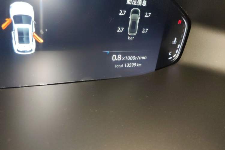 Used CHANGAN CS55PLUS 2024 3rd Generation 1.5T DCT Prestige Model Odometer Close Up