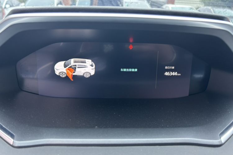 Used CHANGAN CS55PLUS 2024 3rd Generation 1.5T DCT Prestige Model Odometer Close Up