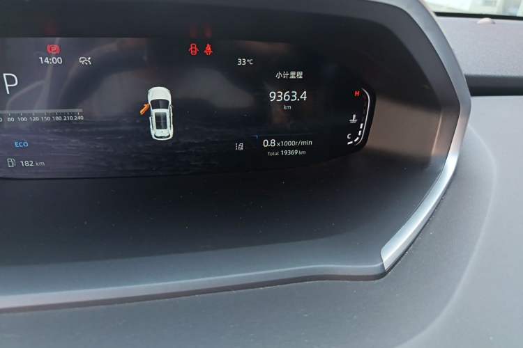 Used CHANGAN CS55PLUS 2024 3rd Generation 1.5T DCT Prestige Model Odometer Close Up