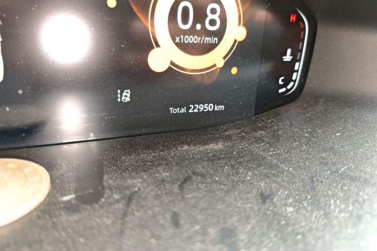 Used CHANGAN CS55PLUS 2024 3rd Generation 1.5T DCT Prestige Model Odometer Close Up
